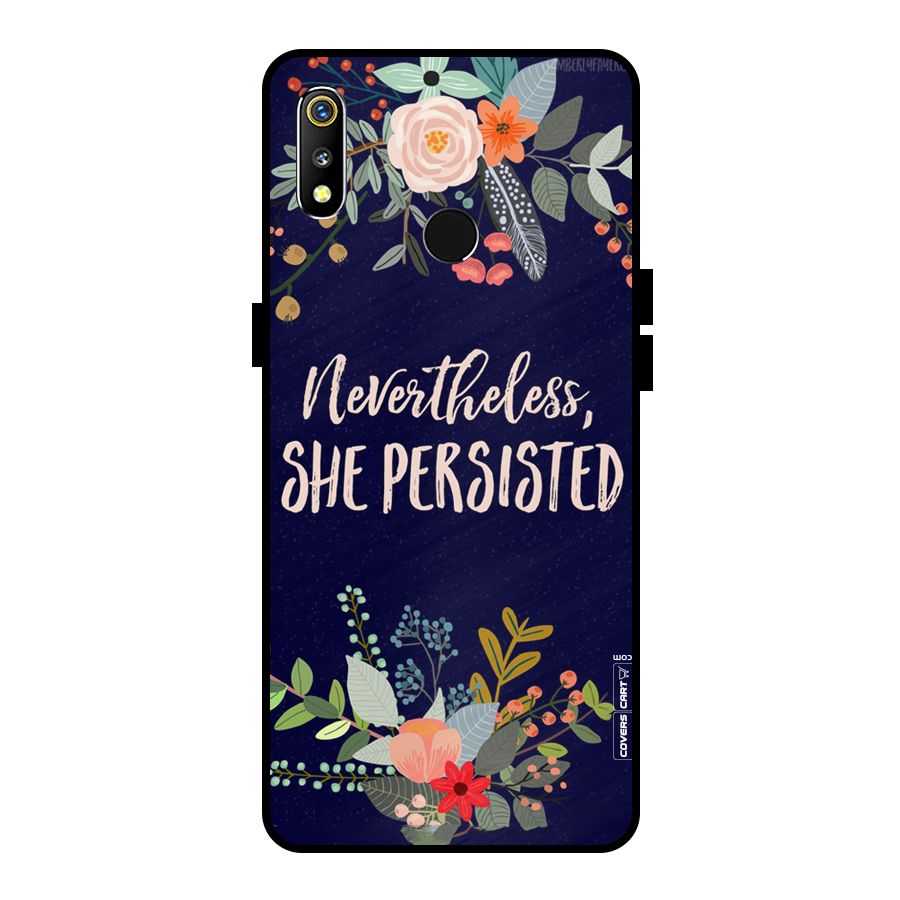 She Persisted Metal Back Case for Realme 3i