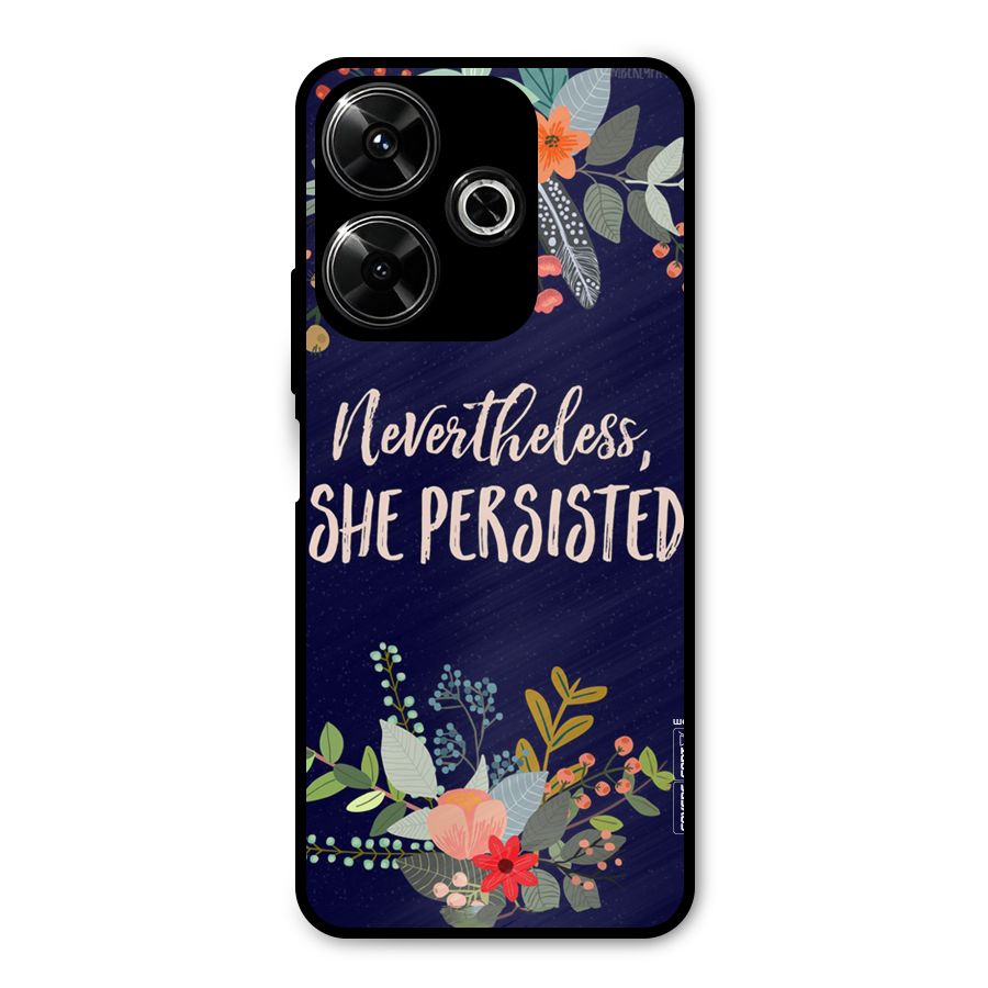 She Persisted Metal Back Case for Redmi 13 5G