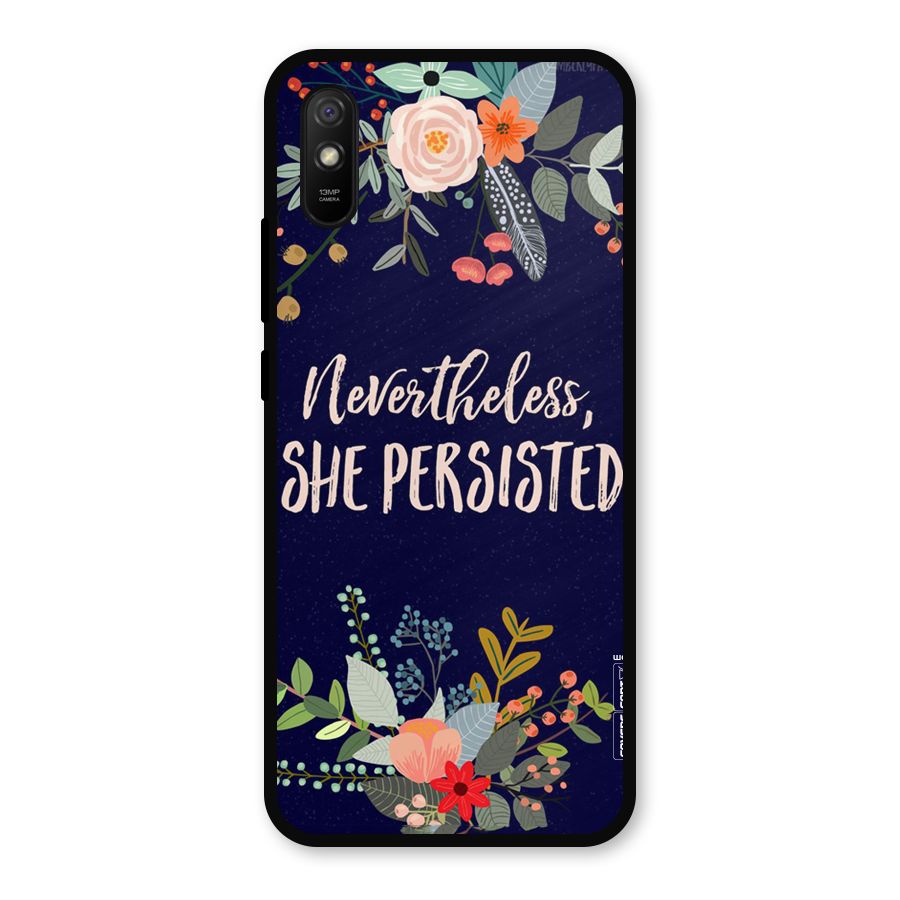 She Persisted Metal Back Case for Redmi 9i