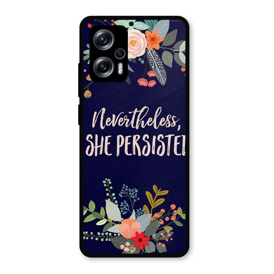 She Persisted Metal Back Case for Redmi K50i