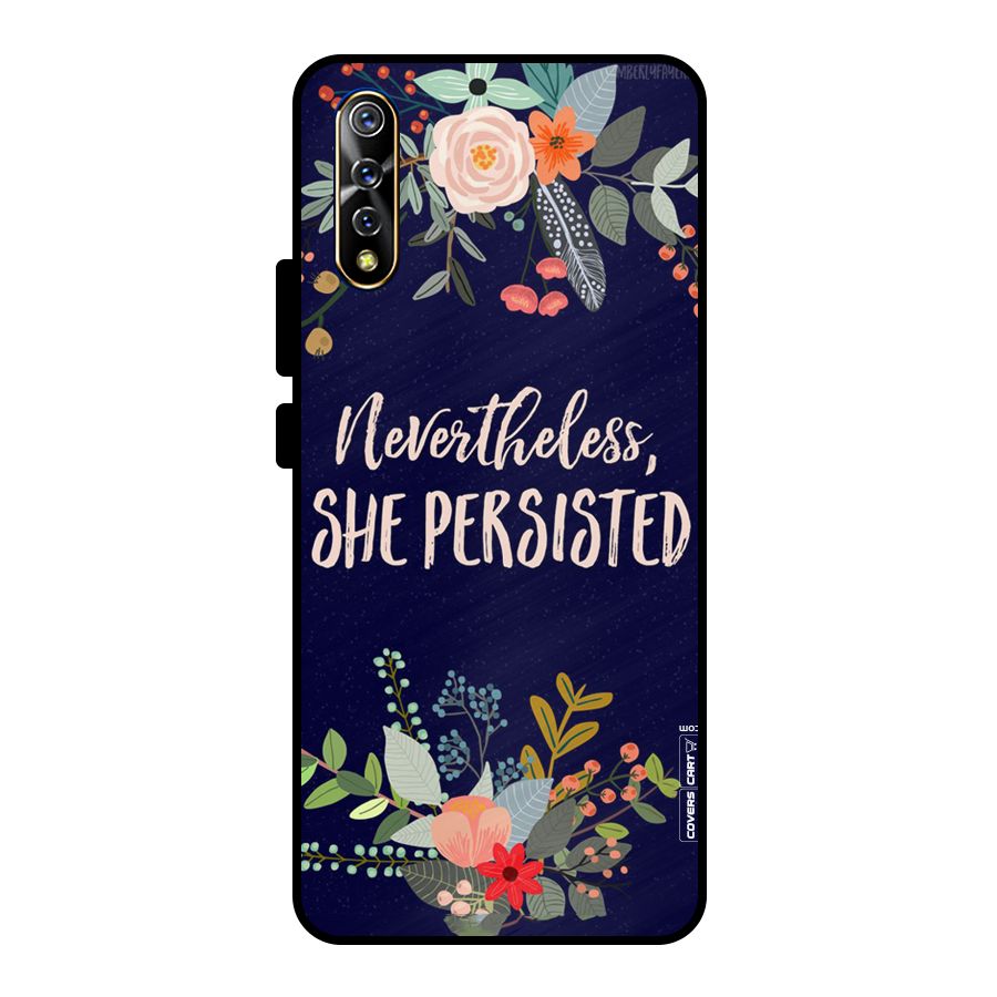 She Persisted Metal Back Case for Vivo S1
