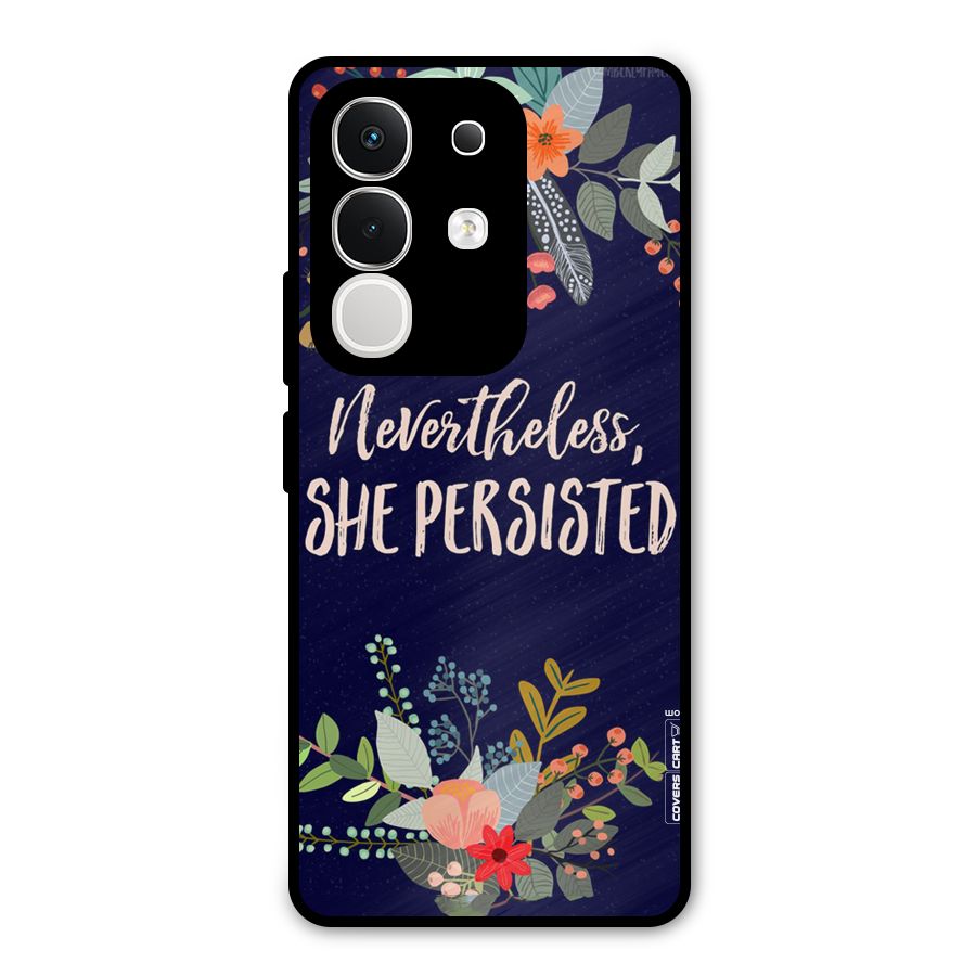 She Persisted Metal Back Case for Vivo T4x