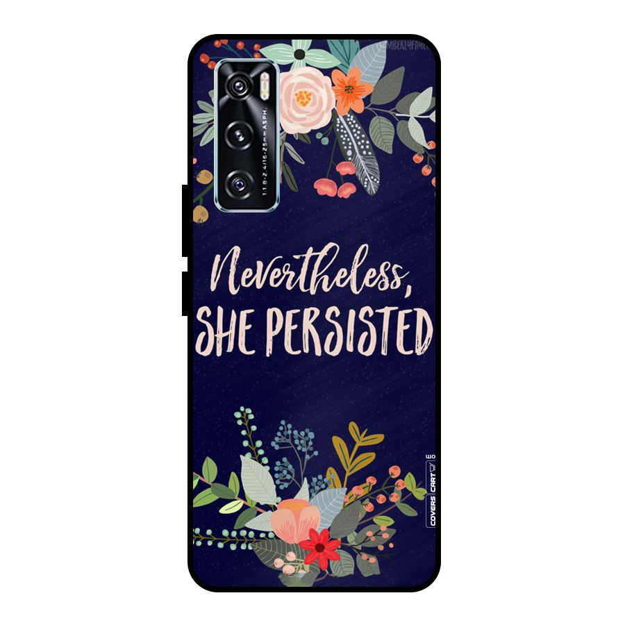 She Persisted Metal Back Case for Vivo V20 SE