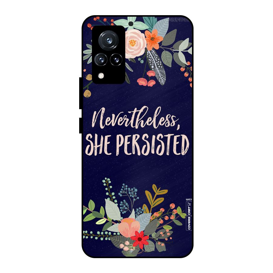 She Persisted Metal Back Case for Vivo V21 5G