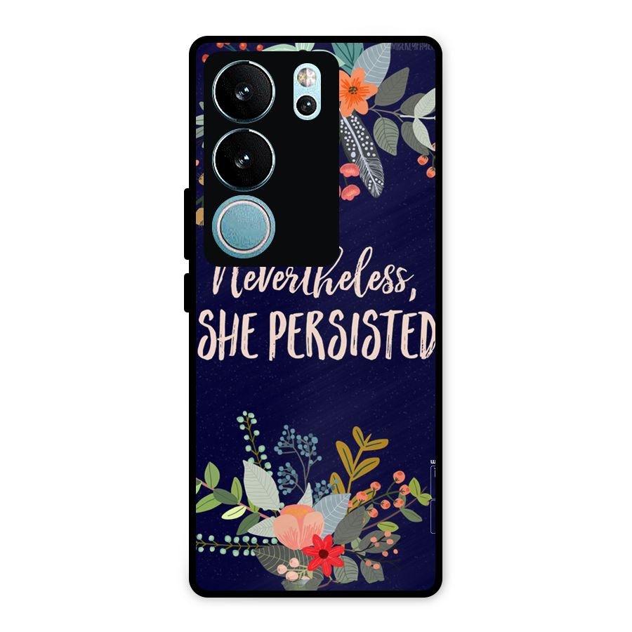 She Persisted Metal Back Case for Vivo V29