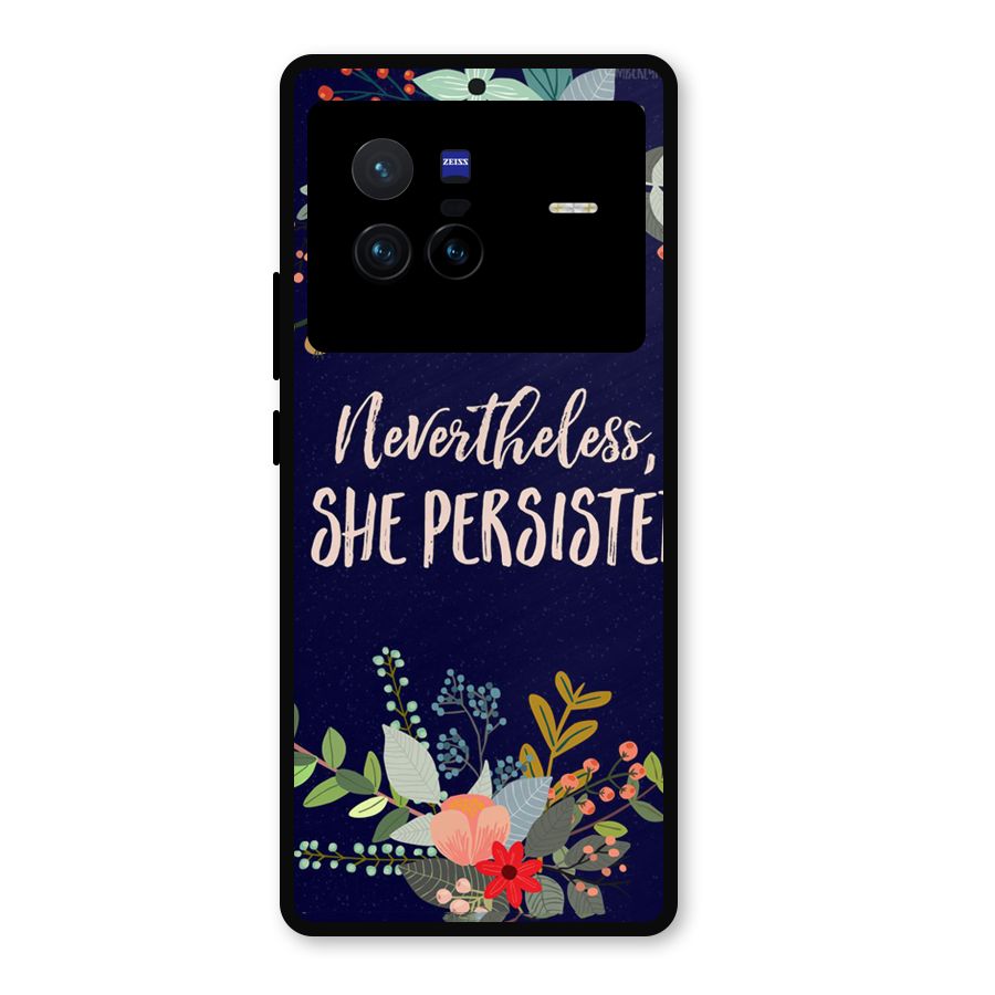 She Persisted Metal Back Case for Vivo X80