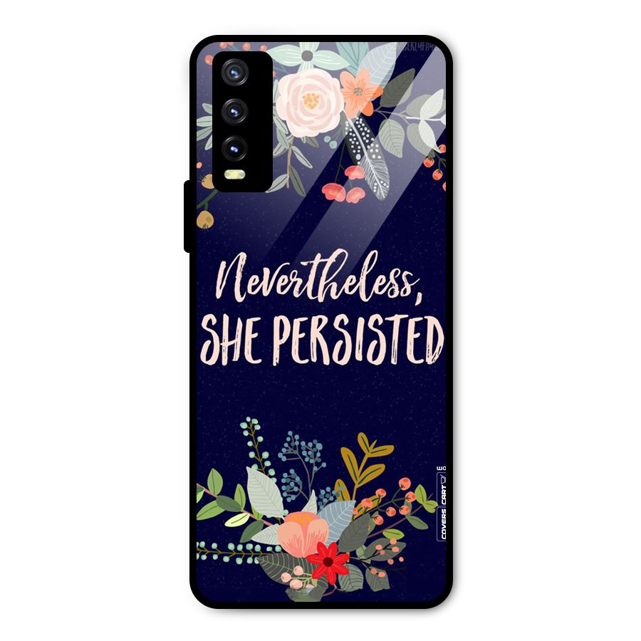 She Persisted Metal Back Case for Vivo Y20