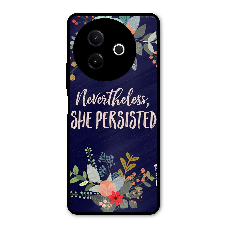 She Persisted Metal Back Case for Vivo Y39