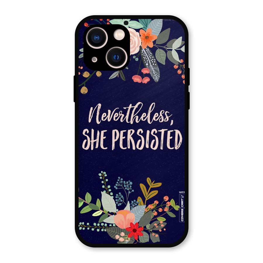 She Persisted Metal Back Case for iPhone 13