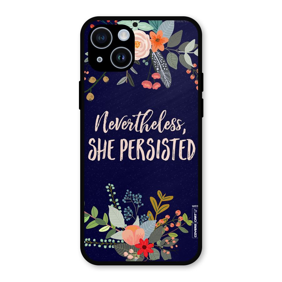She Persisted Metal Back Case for iPhone 14