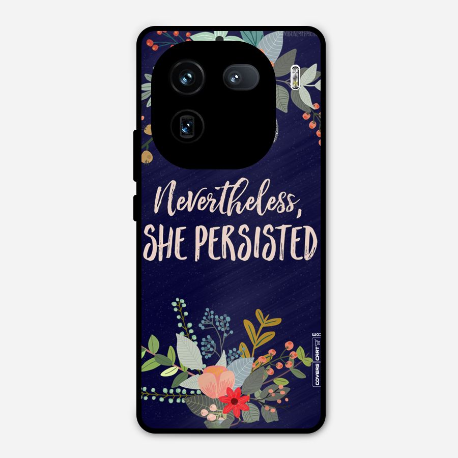 She Persisted Metal Back Case for iQOO 12
