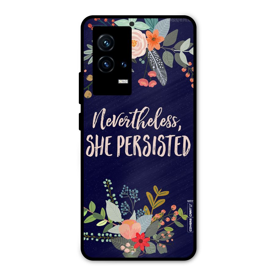 She Persisted Metal Back Case for iQOO 9 5G