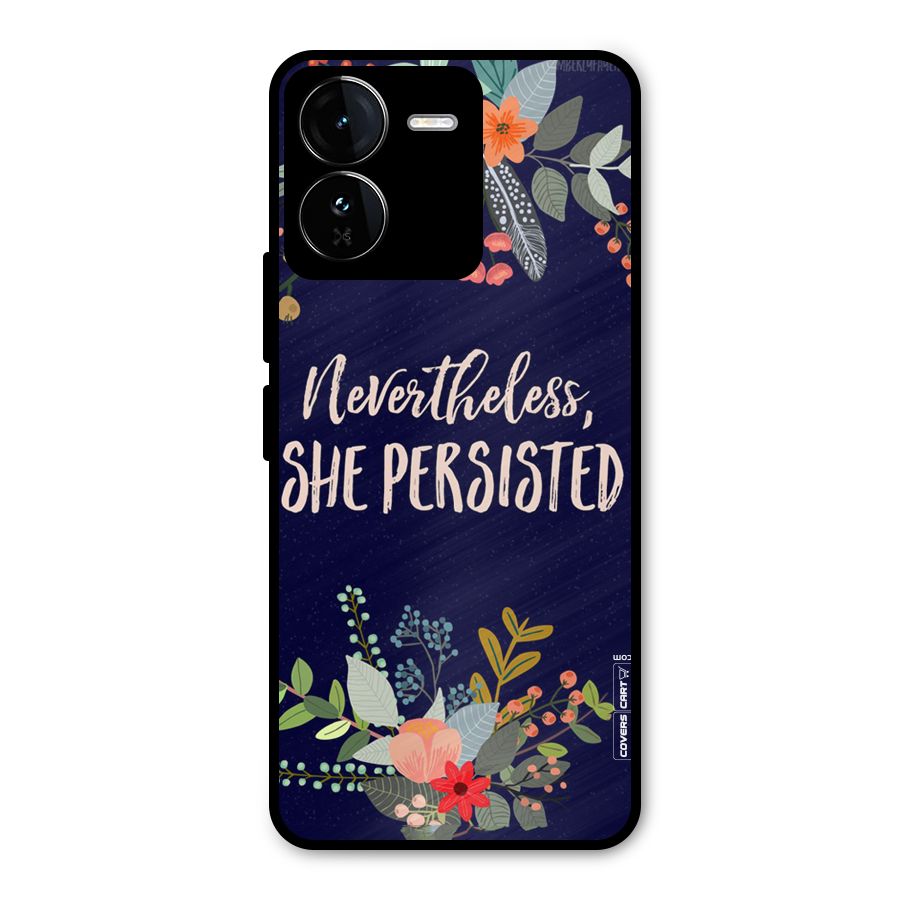 She Persisted Metal Back Case for iQOO Z9