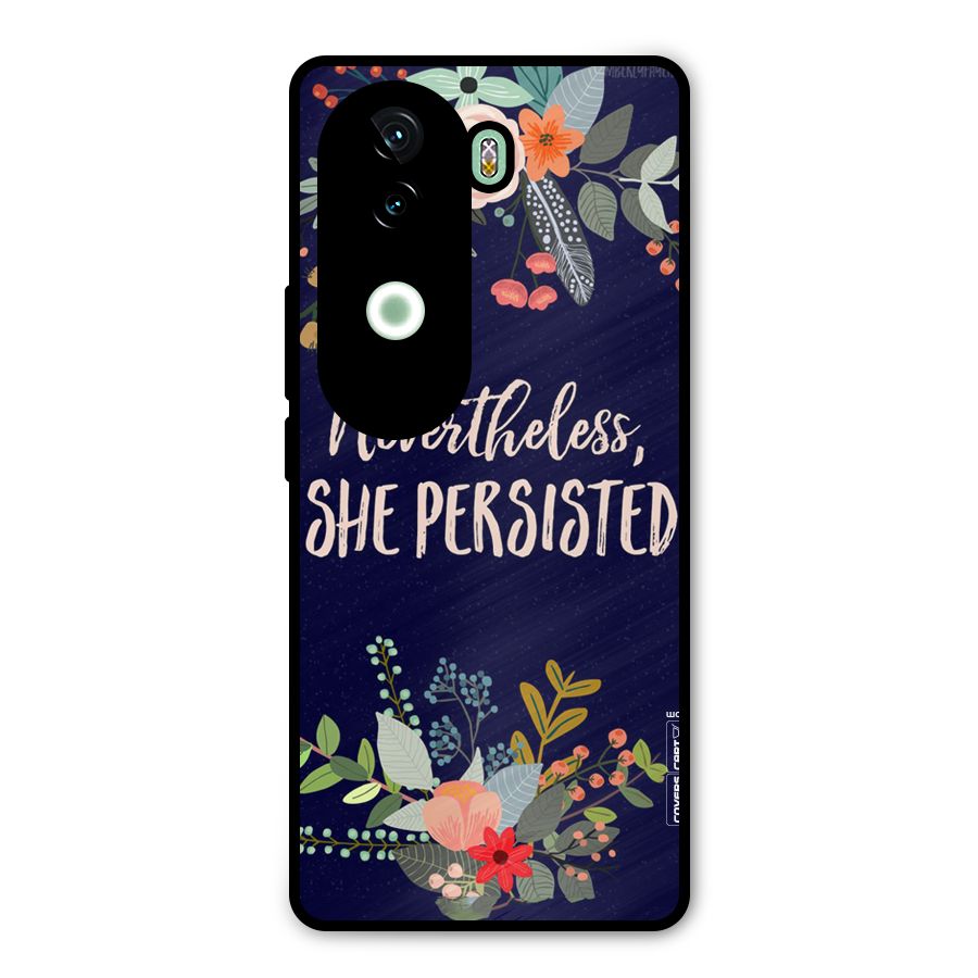 She Persisted Metal Back Case for iQOO Z9s