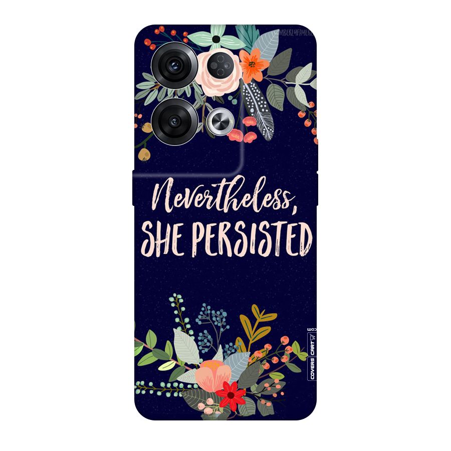 She Persisted Original Polycarbonate Back Case for Oppo Reno8 Pro 5G