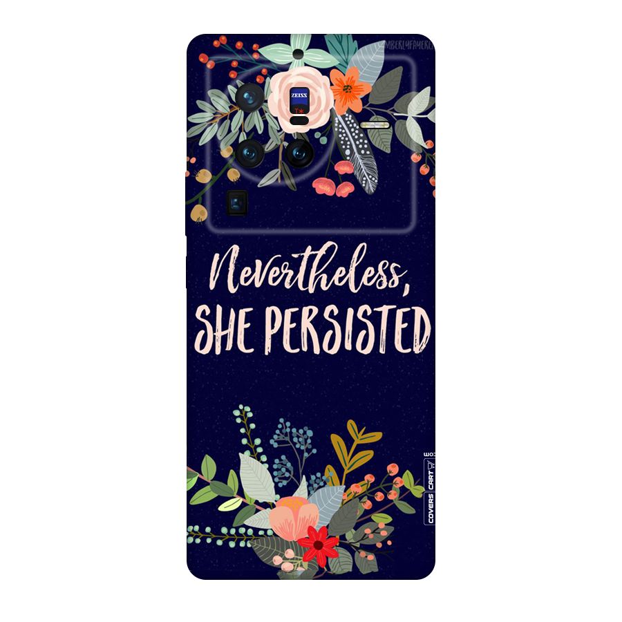 She Persisted Original Polycarbonate Back Case for Vivo X80