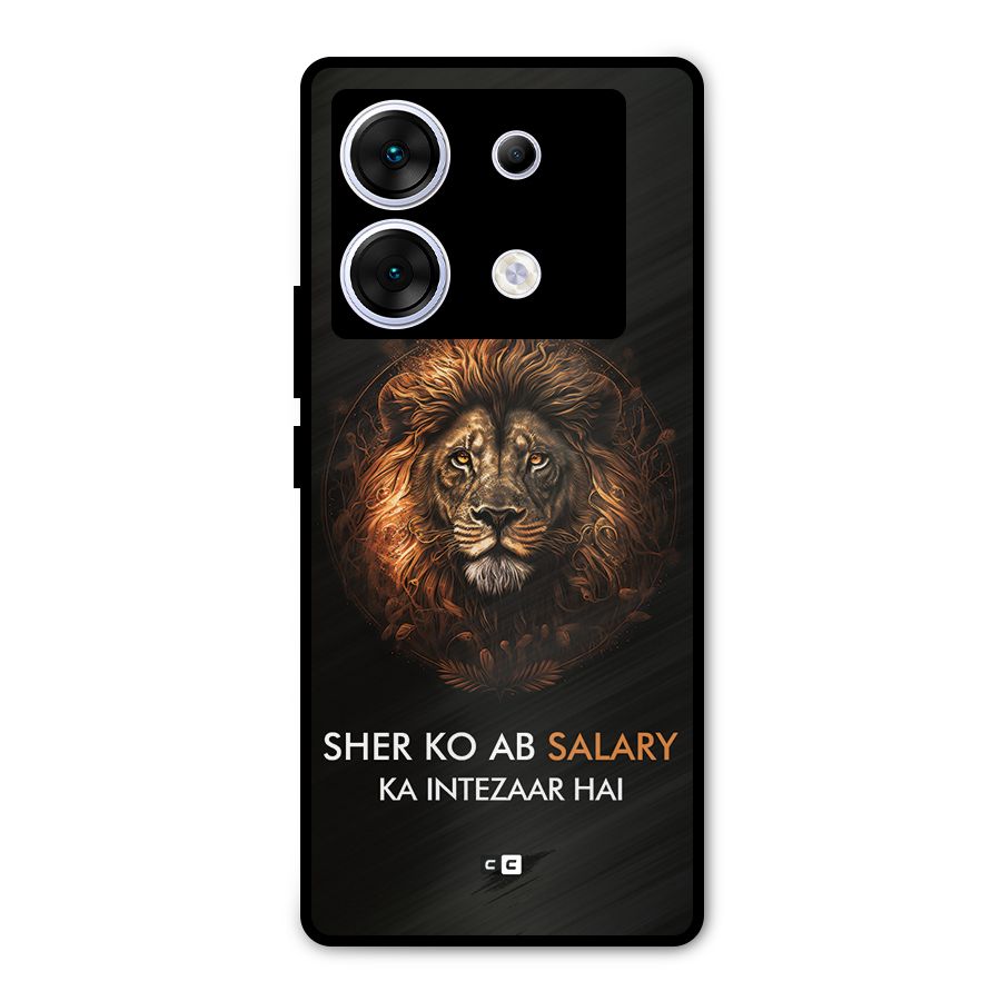 Sher On Salary Metal Back Case for Infinix Zero 30 5G