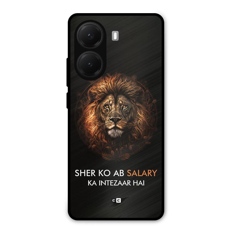 Sher On Salary Metal Back Case for Poco X7 Pro