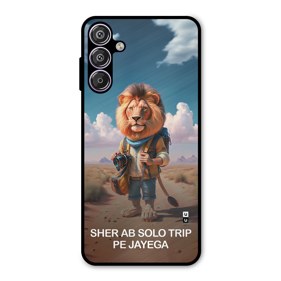 Sher Solo Trip Metal Back Case for Galaxy M15