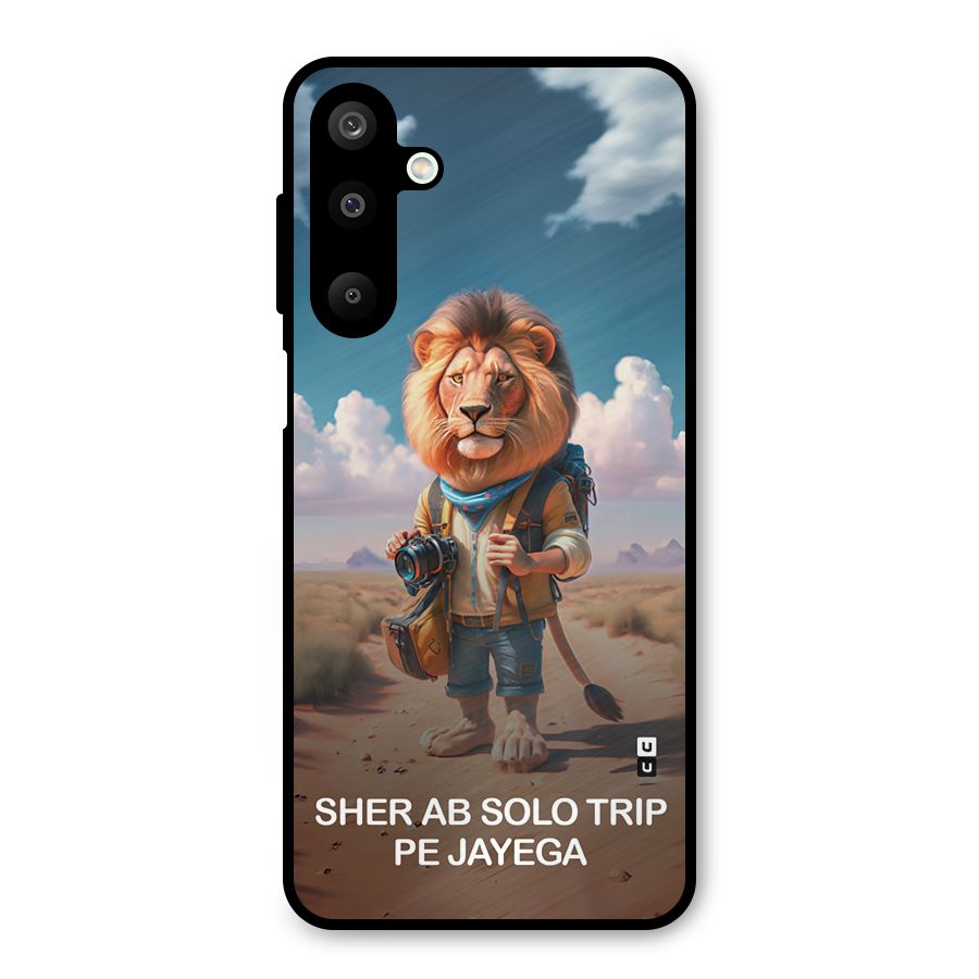 Sher Solo Trip Metal Back Case for Galaxy M16