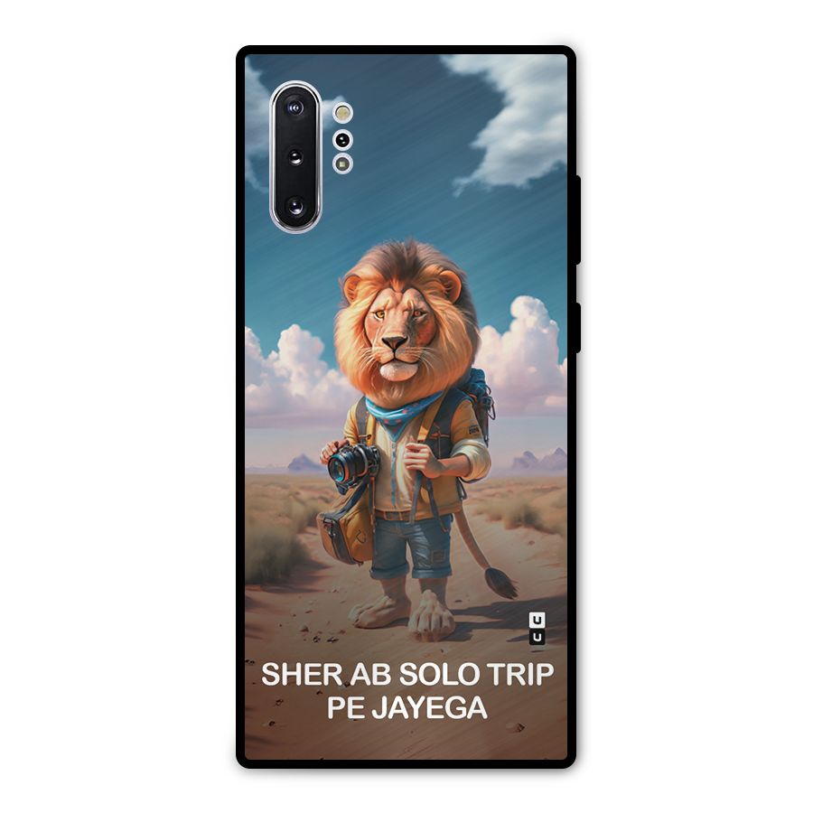 Sher Solo Trip Metal Back Case for Galaxy Note 10 Plus