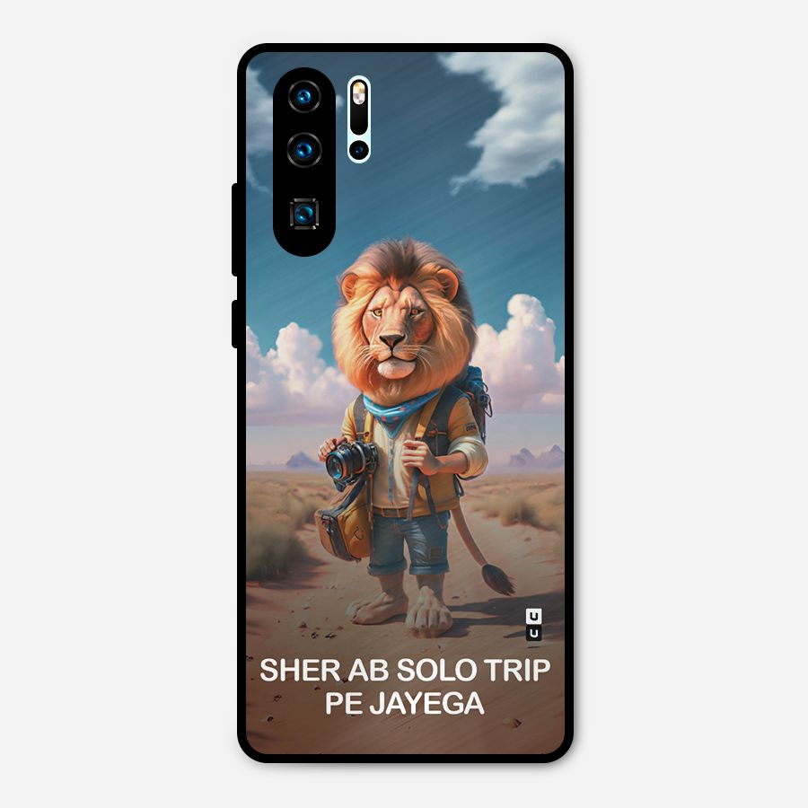 Sher Solo Trip Metal Back Case for Huawei P30 Pro