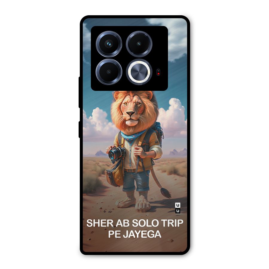 Sher Solo Trip Metal Back Case for Infinix Note 40 5G