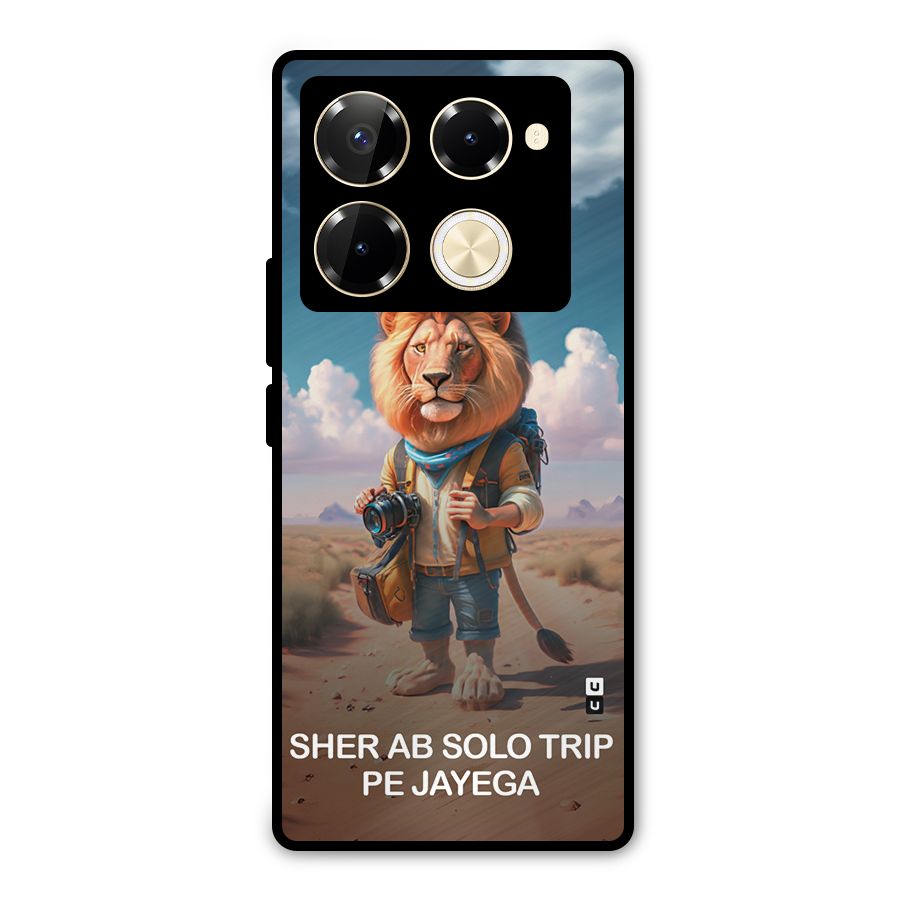 Sher Solo Trip Metal Back Case for Infinix Note 40 Pro Plus