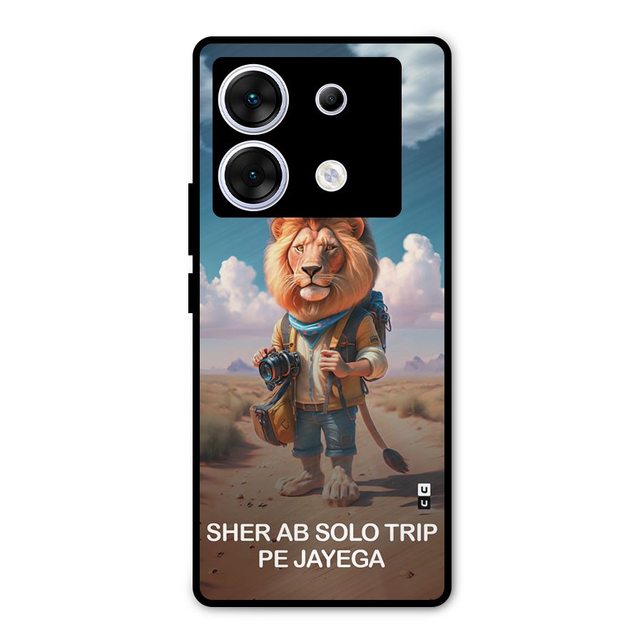 Sher Solo Trip Metal Back Case for Infinix Zero 30 5G