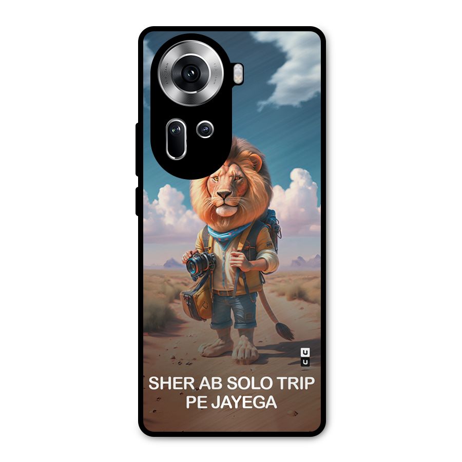 Sher Solo Trip Metal Back Case for Oppo Reno11 5G