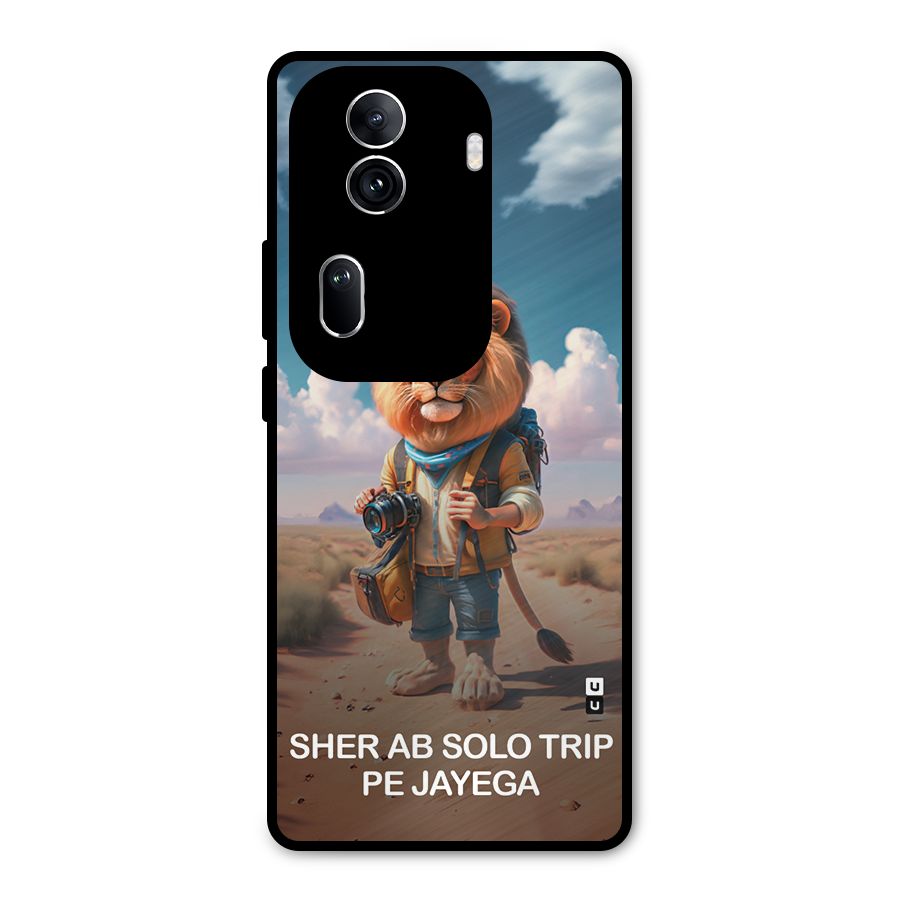 Sher Solo Trip Metal Back Case for Oppo Reno11 Pro 5G