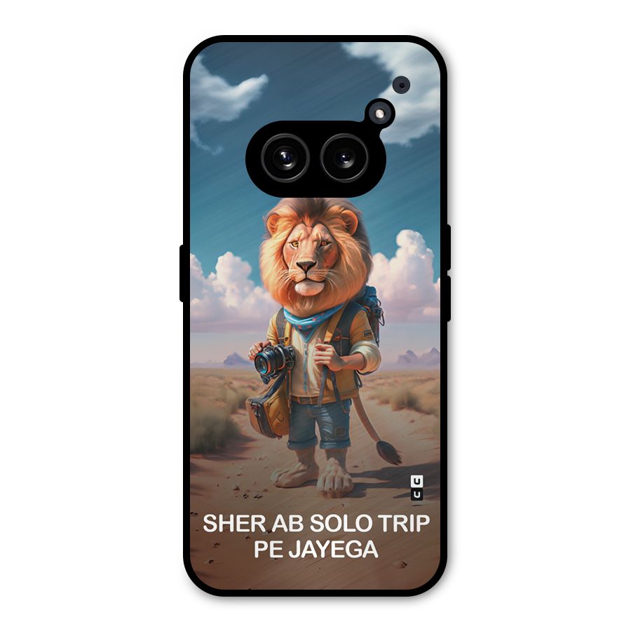 Sher Solo Trip Metal Back Case for Nothing Phone 2a