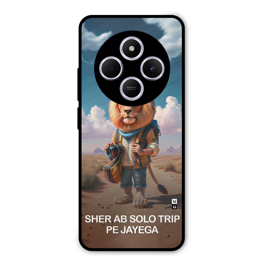 Sher Solo Trip Metal Back Case for Poco C75 5G