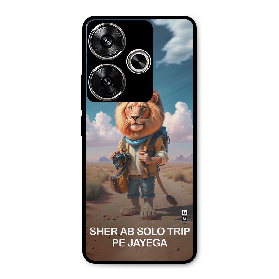 Sher Solo Trip Metal Back Case for Poco F6