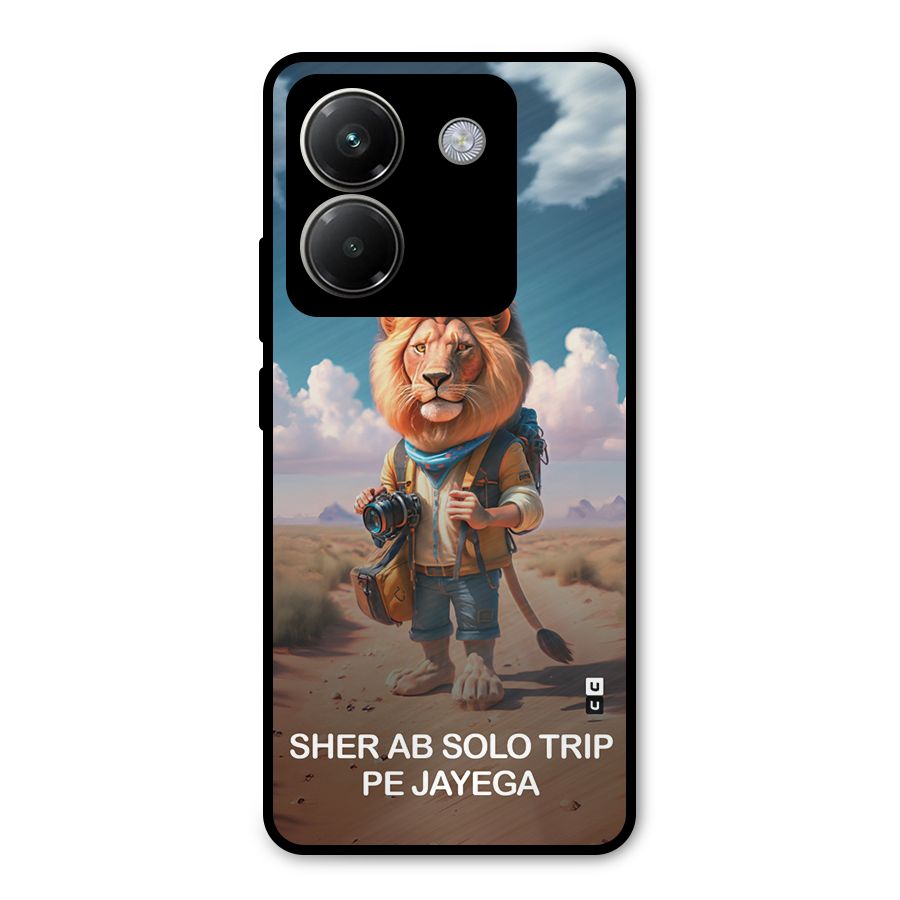 Sher Solo Trip Metal Back Case for Poco M7 Pro 5G