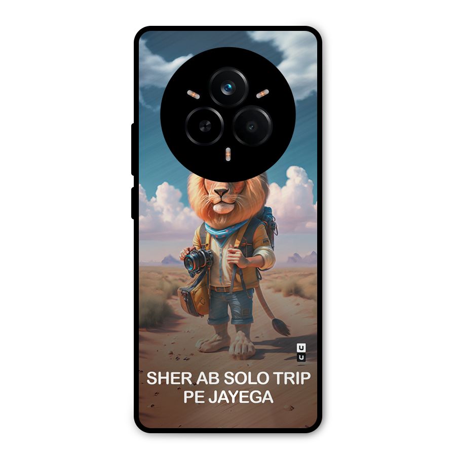 Sher Solo Trip Metal Back Case for Realme 14 Pro