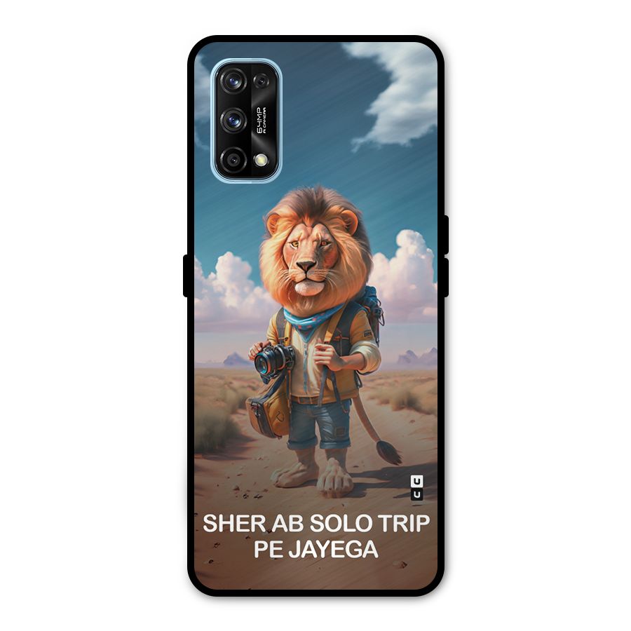 Sher Solo Trip Metal Back Case for Realme 7 Pro