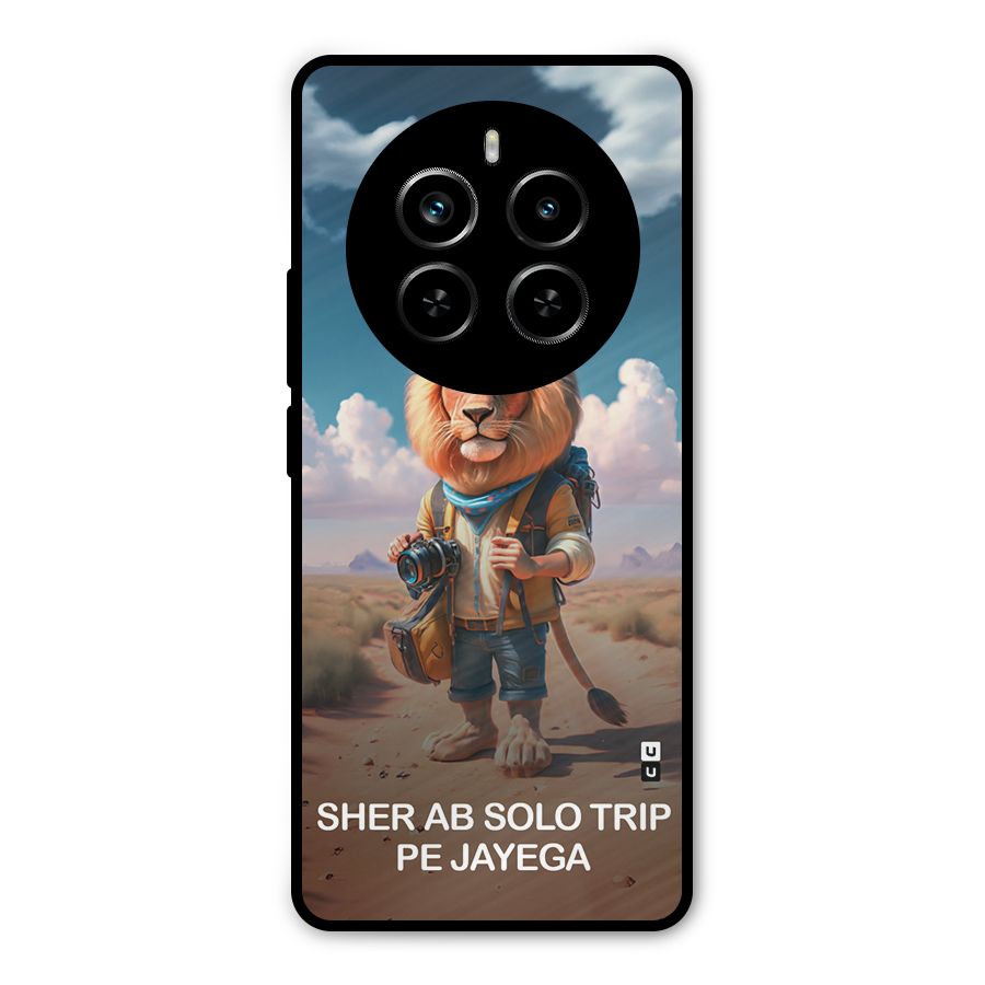 Sher Solo Trip Metal Back Case for Realme P1 Pro