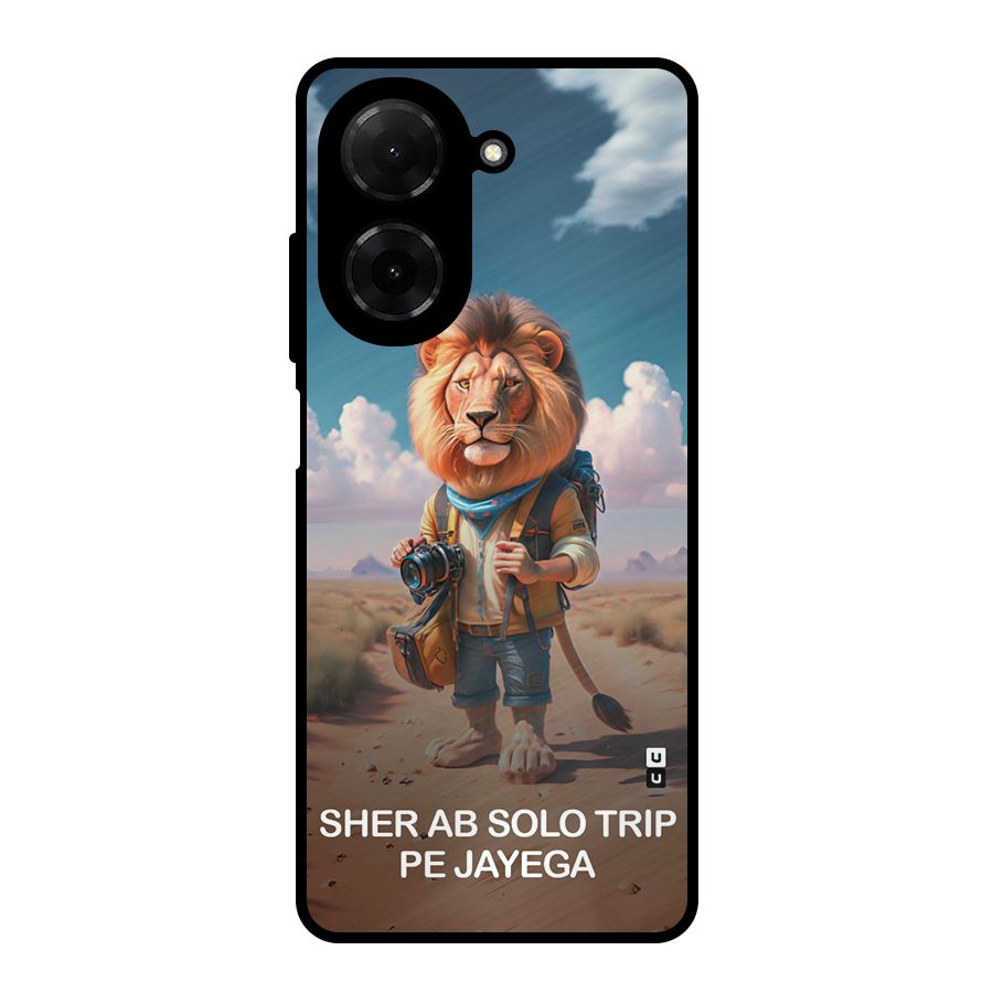 Sher Solo Trip Metal Back Case for Redmi A5 4G