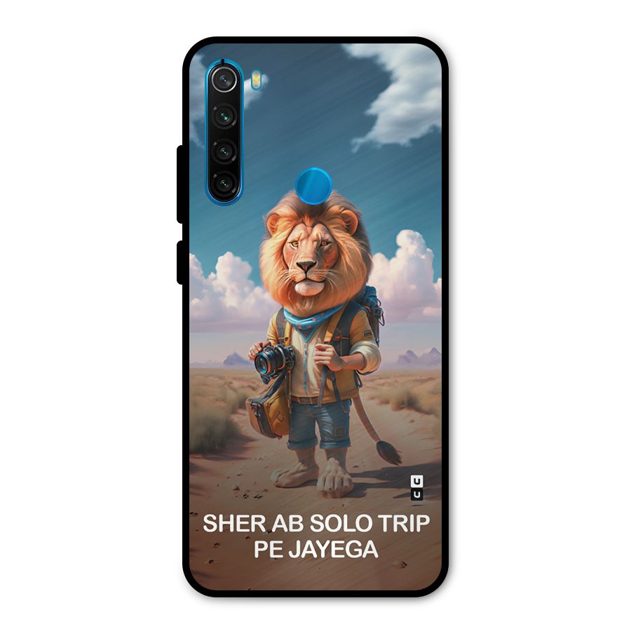 Sher Solo Trip Metal Back Case for Redmi Note 8