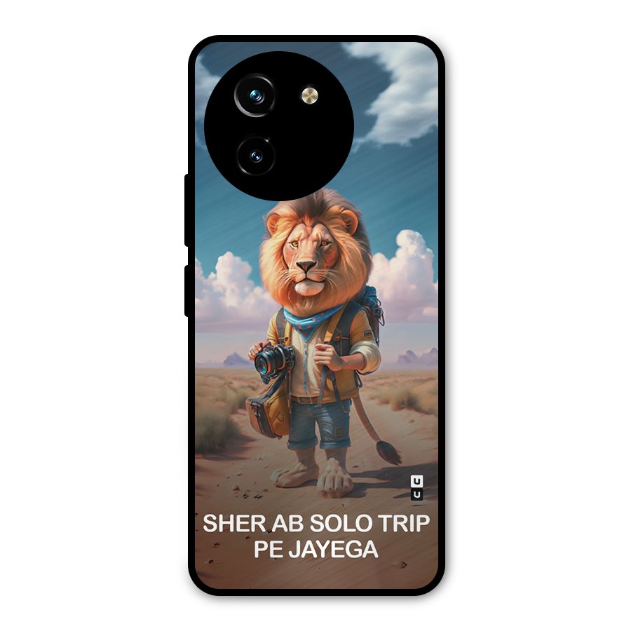 Sher Solo Trip Metal Back Case for Vivo T3x