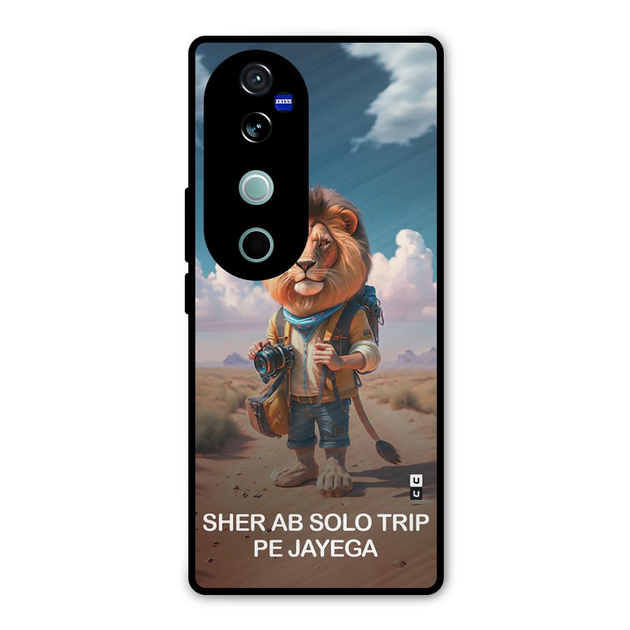 Sher Solo Trip Metal Back Case for Vivo V40 Pro