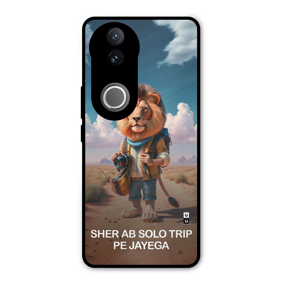 Sher Solo Trip Metal Back Case for Vivo V50e