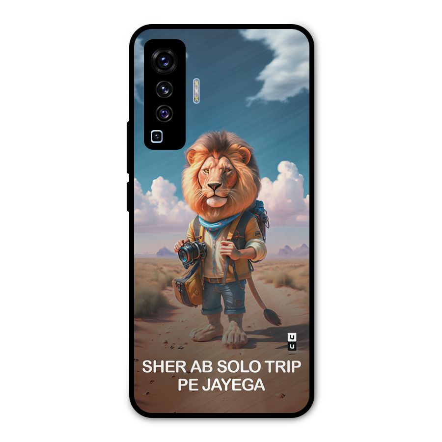 Sher Solo Trip Metal Back Case for Vivo X50