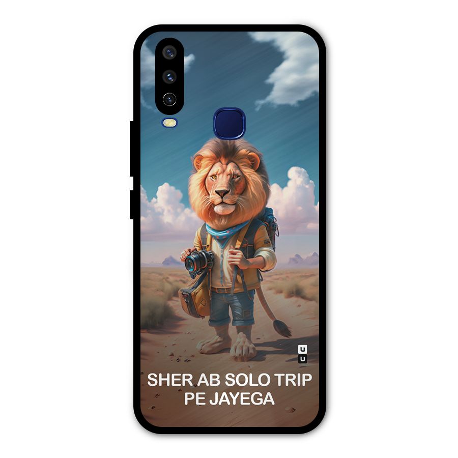 Sher Solo Trip Metal Back Case for Vivo Y12
