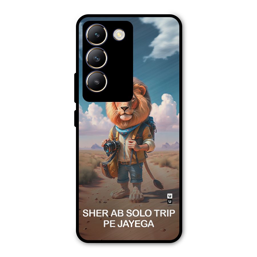 Sher Solo Trip Metal Back Case for Vivo Y200e
