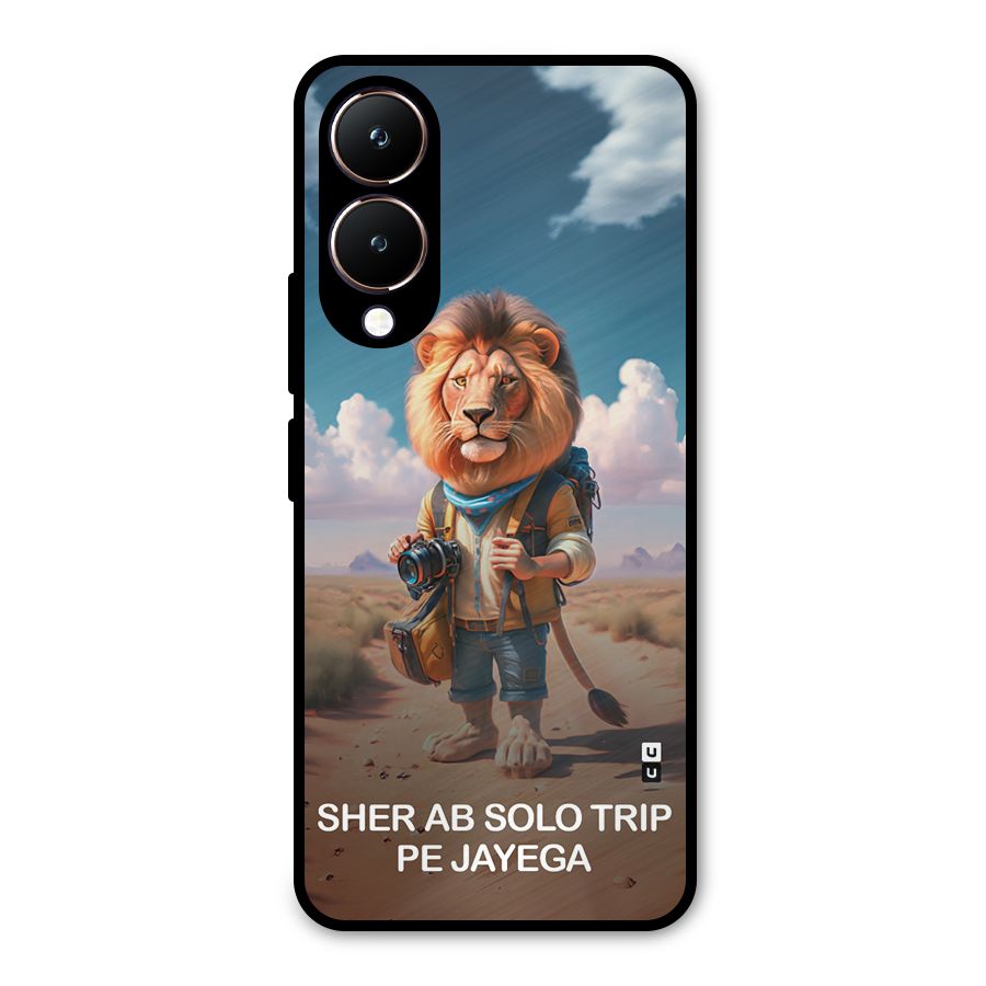 Sher Solo Trip Metal Back Case for Vivo Y28