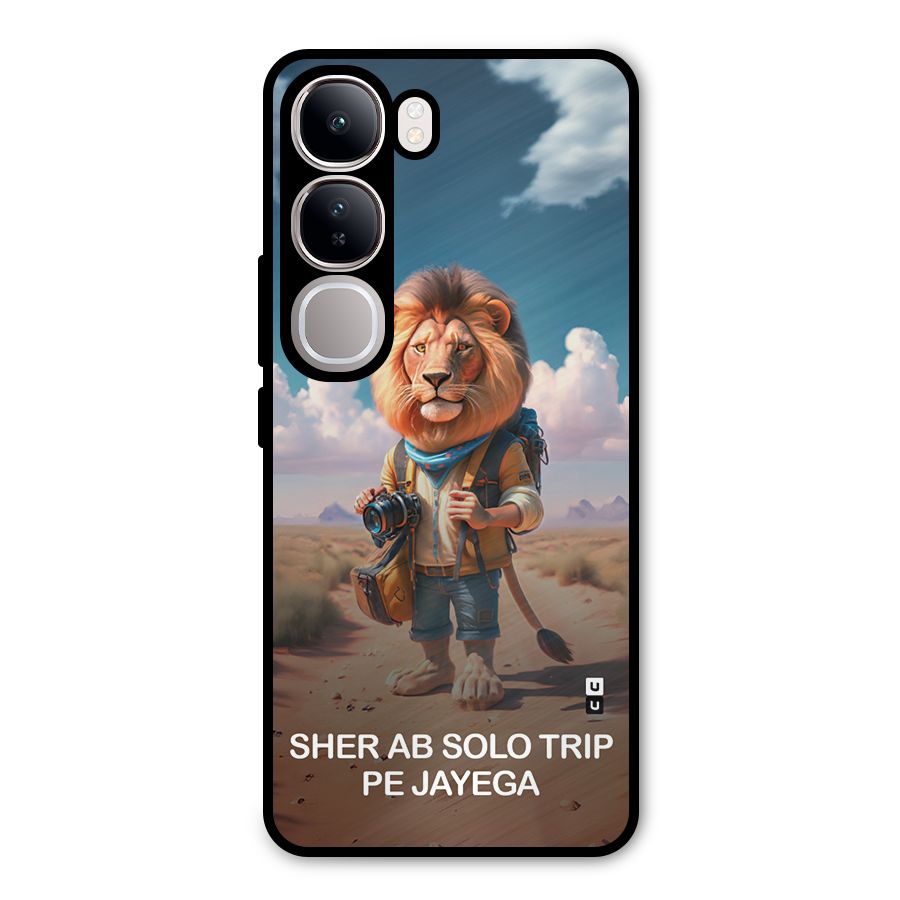 Sher Solo Trip Metal Back Case for Vivo Y300