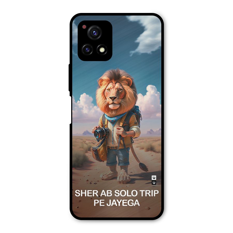 Sher Solo Trip Metal Back Case for Vivo Y72 5G