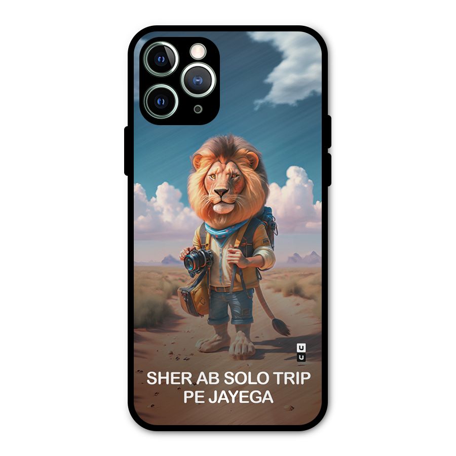 Sher Solo Trip Metal Back Case for iPhone 11 Pro Max